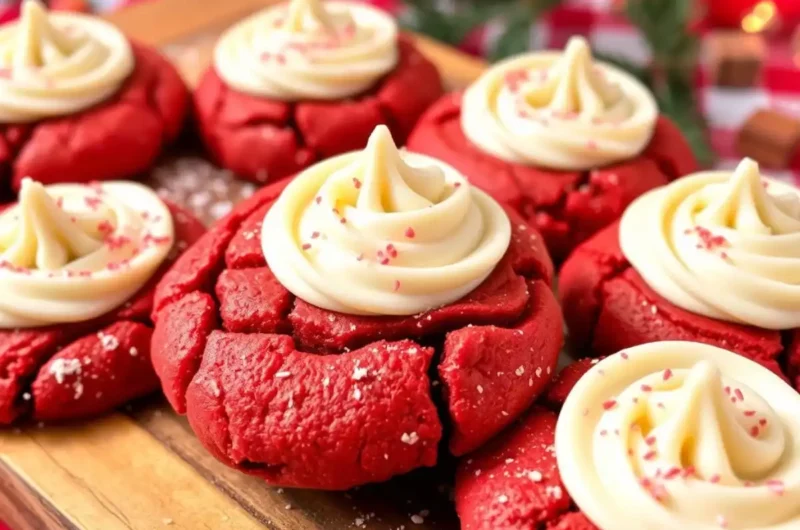 Red Velvet Cake Cookies-thebrightrecipes